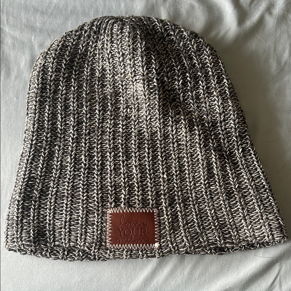 Gray Knit Beanie